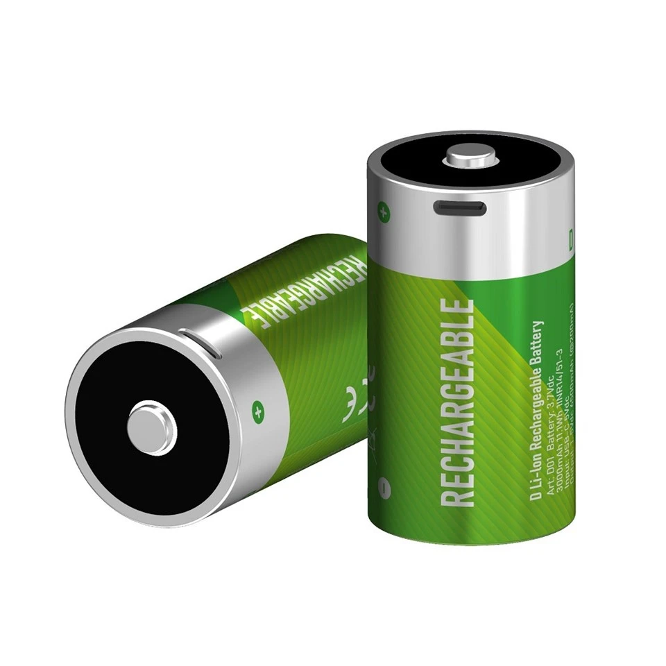 D størrelse lithium batteri
