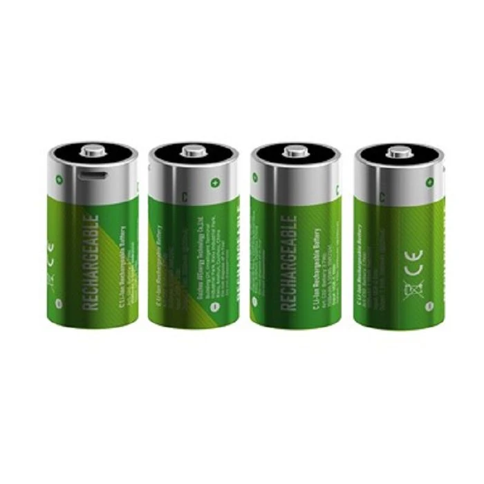 Genopladeligt lithium C-cellebatteri